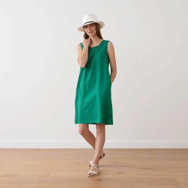 Green Leinenkleid Julia
