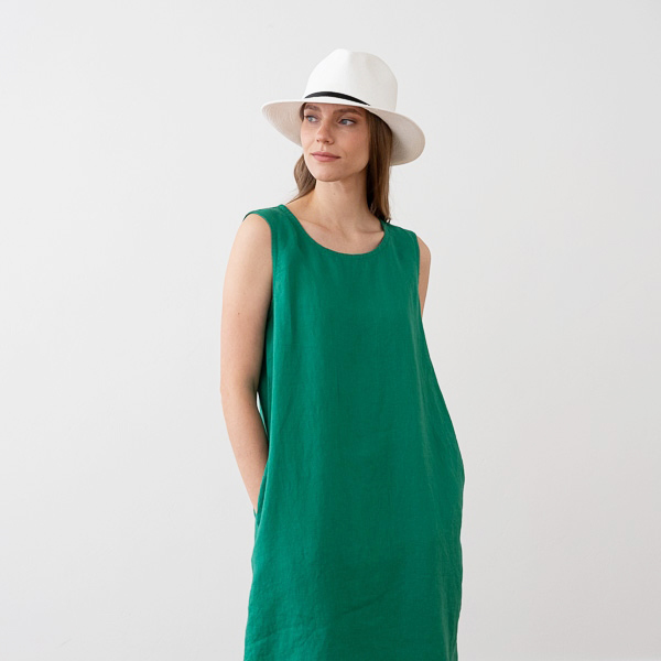 Green Leinenkleid Julia